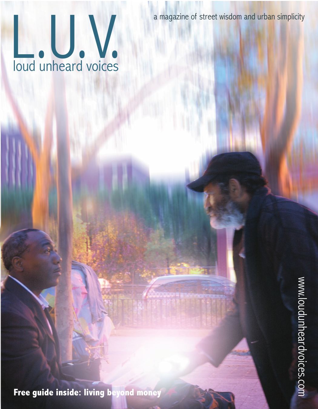 Loud Unheard Voices magazine page 1