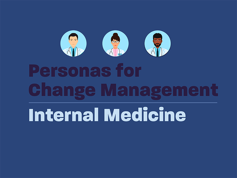 One page from an internal-medicine provider persona