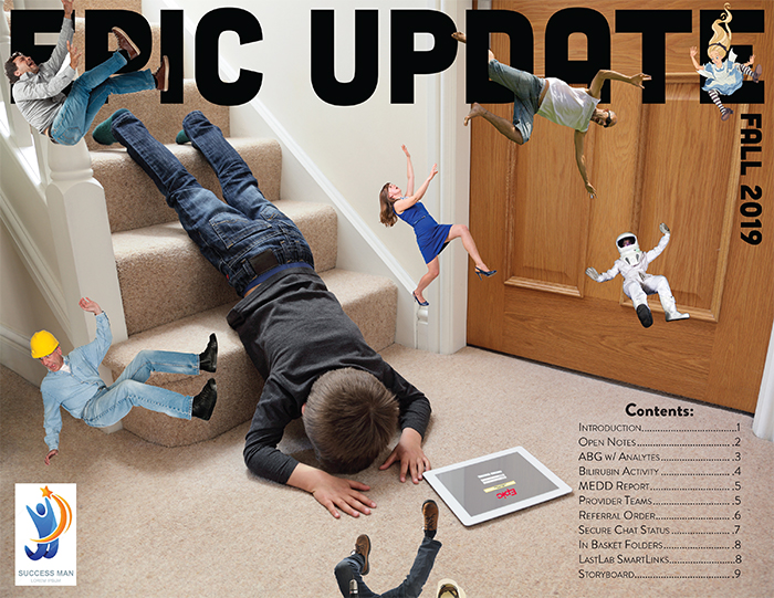 Cover of the fall 2019 inpatient provider Epic update guide