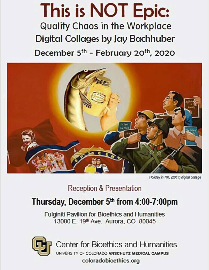 Flyer for the This Is NOT Epic exhibition